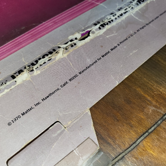 Vintage  1970 Mattel Action World of Barbie Fashion Stage Promo Item in Box - Picture 8 of 8